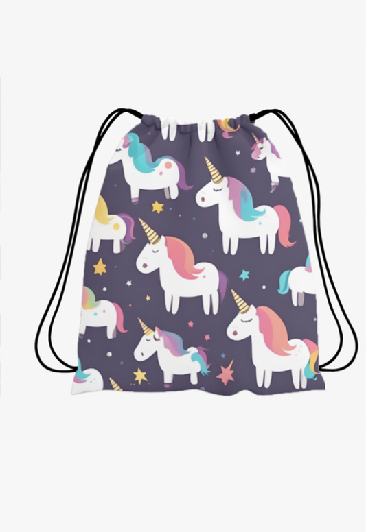 Drawstring Bag - Unicorns