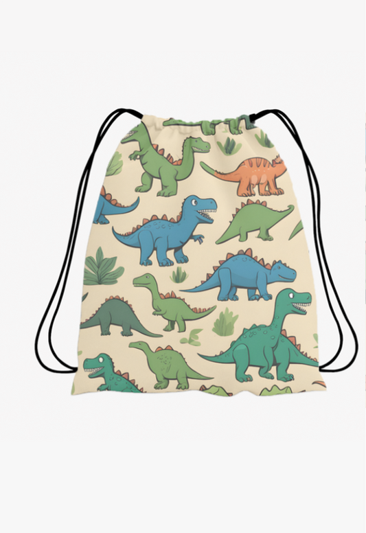 Drawstring Bag - Dino