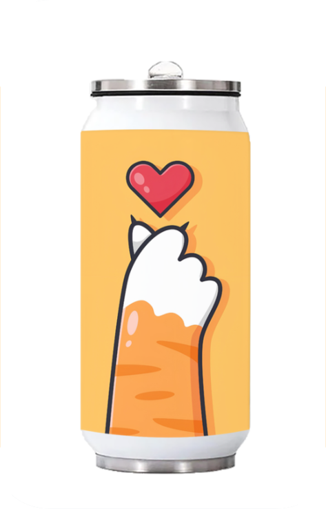 Sipper Can - Purr that  drink down