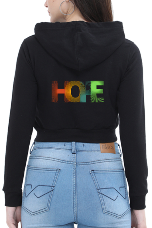 Hope - Crop Hoodie